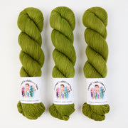 Twisted Ambitions SWEET SOCK - PEAR Merino wool Nylon Fingering green Yarn