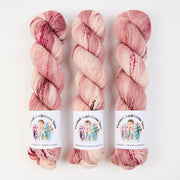 Twisted Ambitions SWEET SOCK - SIERRA Merino wool Nylon Fingering pink Yarn
