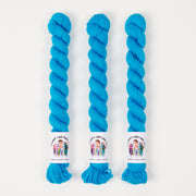 Twisted Ambitions SWEET SOCK MINI - EUPHORIC Merino wool Nylon Fingering blue Yarn