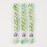 Twisted Ambitions SWEET SOCK MINI - OASIS Merino wool Nylon Fingering green Yarn