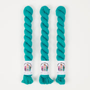 Twisted Ambitions SWEET SOCK MINI - OCEAN BREEZE Merino wool Nylon Fingering blue turquoise Yarn