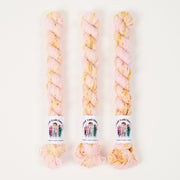 Twisted Ambitions SWEET SOCK MINI - OH MY STARS Merino wool Nylon Fingering peach Yarn
