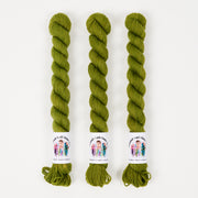 Twisted Ambitions SWEET SOCK MINI - PEAR Merino wool Nylon Fingering green Yarn