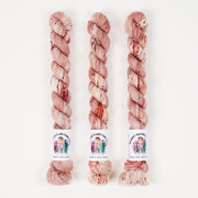 Twisted Ambitions SWEET SOCK MINI - SIERRA Merino wool Nylon Fingering pink Yarn
