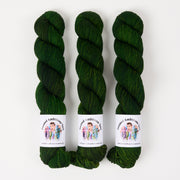 Twisted Ambitions WICKED DK - JUNGLE Merino wool DK green Yarn