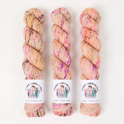 Twisted Ambitions WICKED DK - LA VIE BOHEME Merino wool DK pink beige Yarn