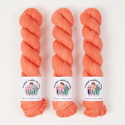 Twisted Ambitions WICKED DK - ONE SONG GLORY Merino wool DK coral Yarn