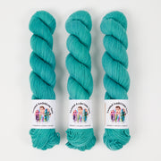 Twisted Ambitions WICKED DK - SEA GLASS Merino wool DK turquoise Yarn