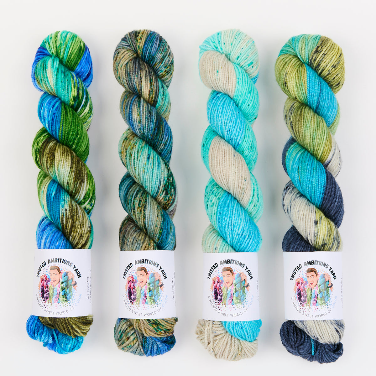 DANCING DROPLET SHAWL - ISLAND FADE