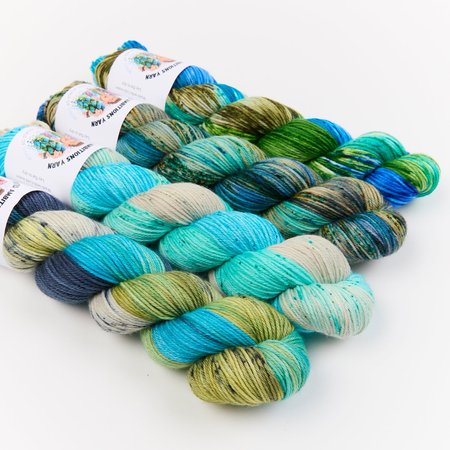 DANCING DROPLET SHAWL - ISLAND FADE