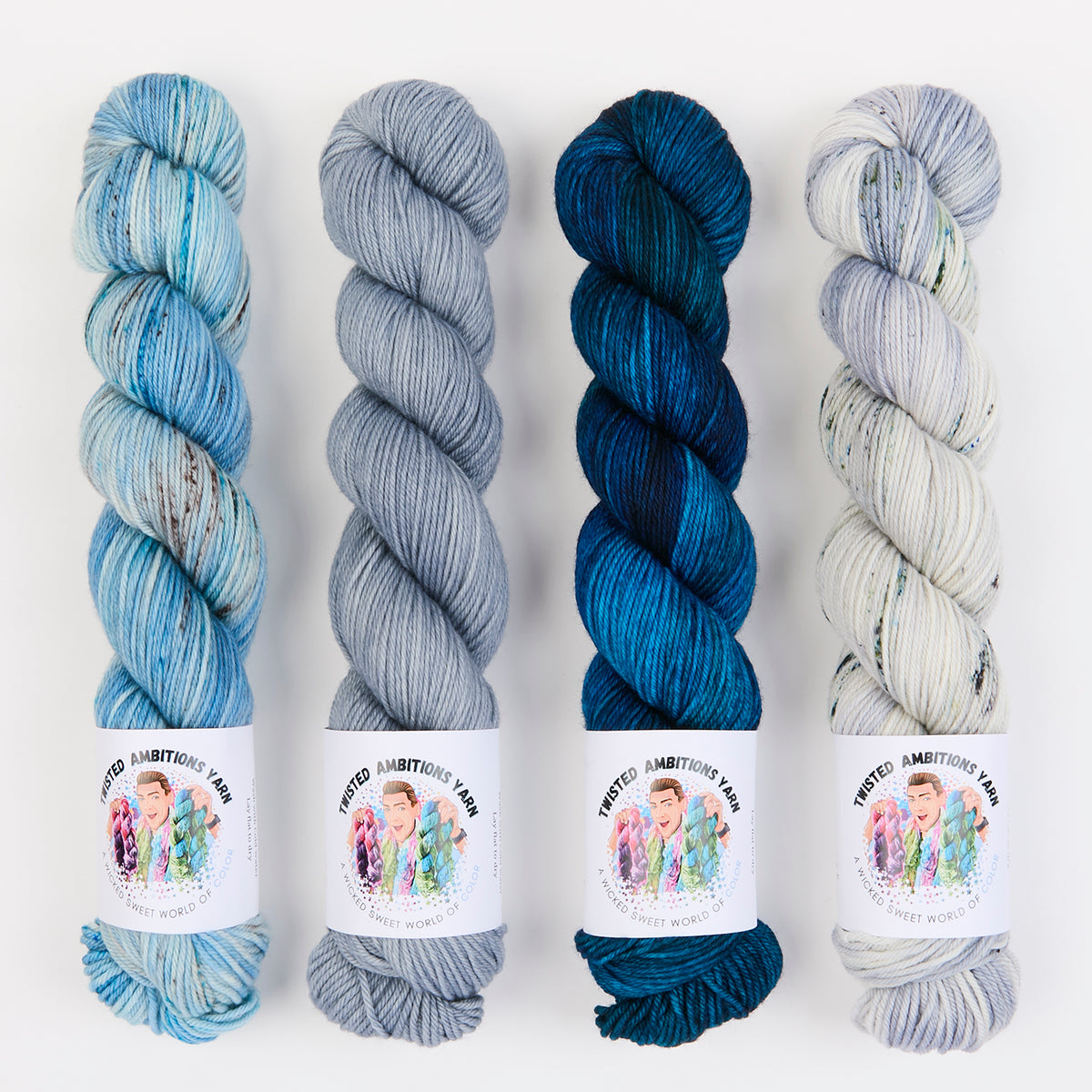 DANCING DROPLET SHAWL - MOON FADE