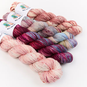 DANCING DROPLET SHAWL - ROSE FADE