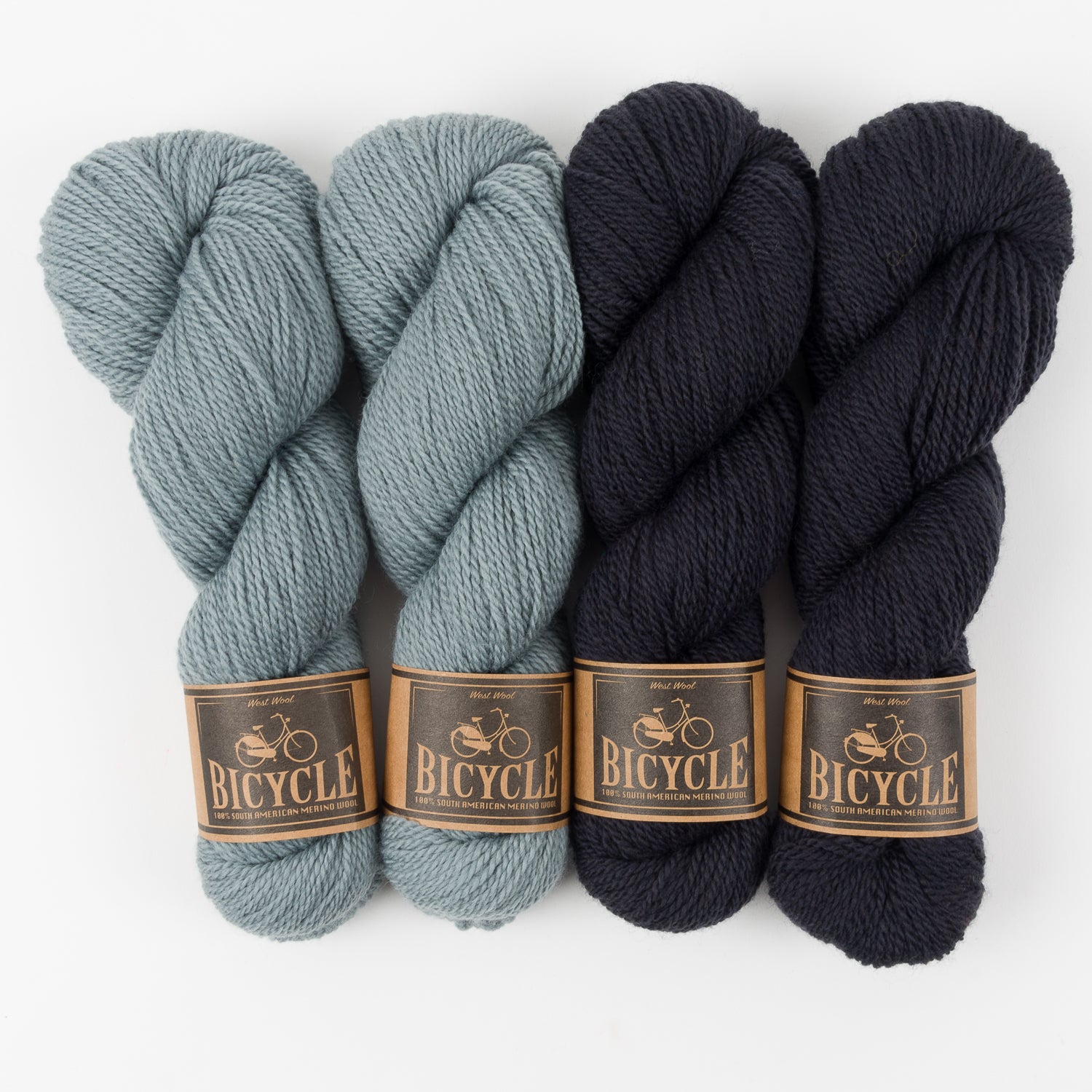 West Wool SPRUCED UP Merino wool Fingering Quick Kits