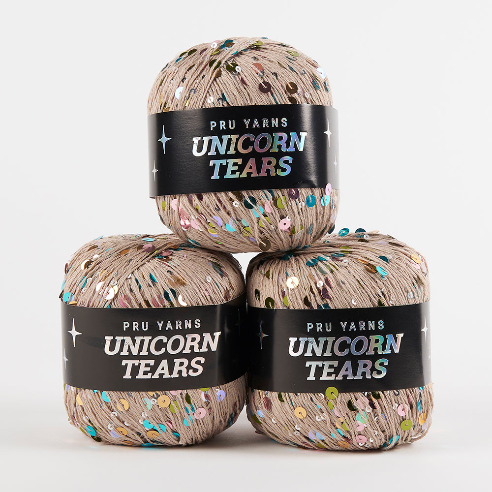 Punk Rock Unicorn UNICORN TEARS - BEIGE Cotton Sport beige Yarn