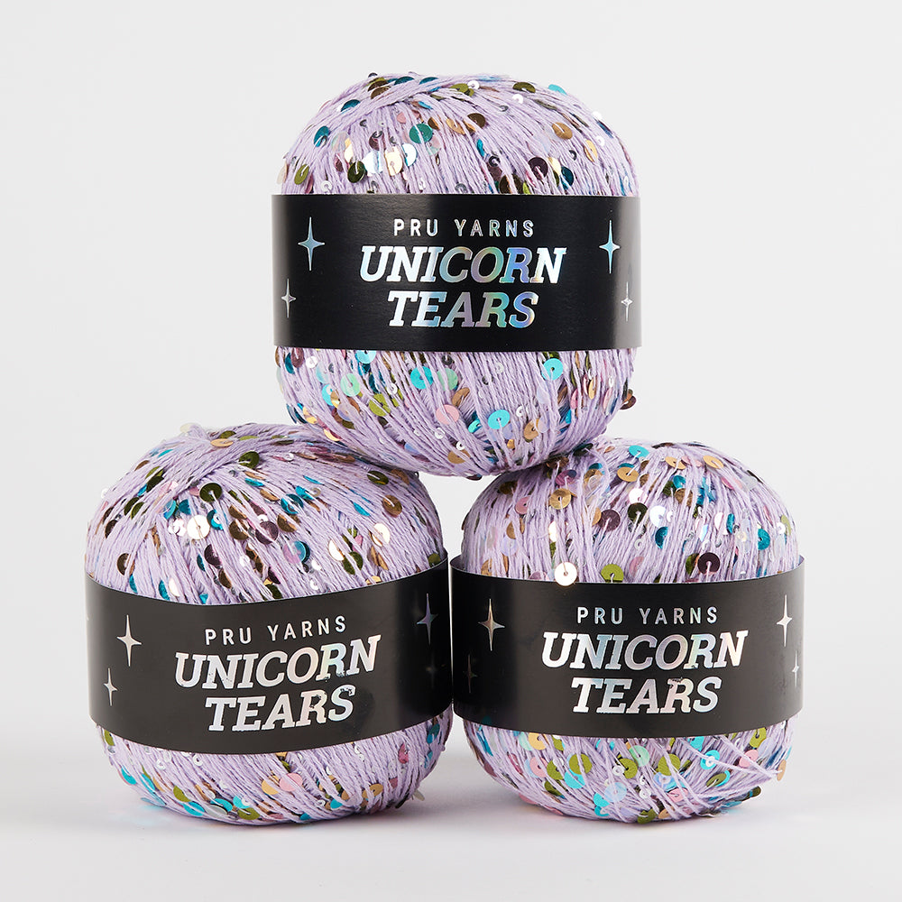 Punk Rock Unicorn UNICORN TEARS - LILAC Cotton Sport purple Yarn