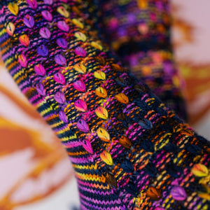 WESTKNITS SAMPLE - DANCING DROPLET SOCKS