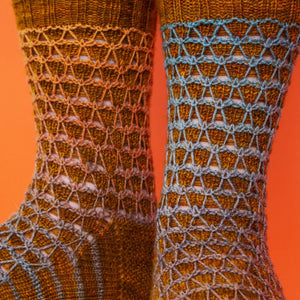 WESTKNITS SAMPLE - SLIPPY V SOCKS