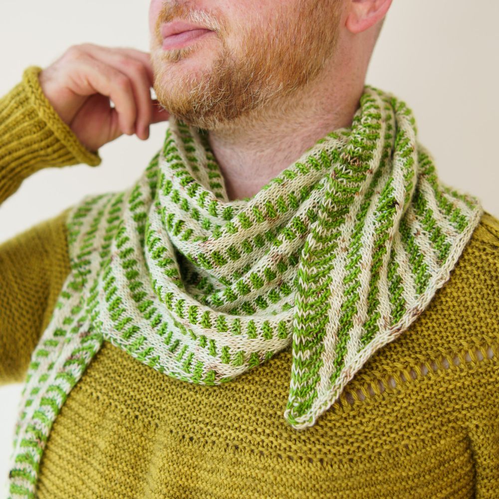 WESTKNITS SAMPLE - PICNIC SHAWLETTE
