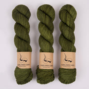Dark Omen Yarn MERINO SOCK - VERDANT Merino wool Nylon Fingering green Yarn