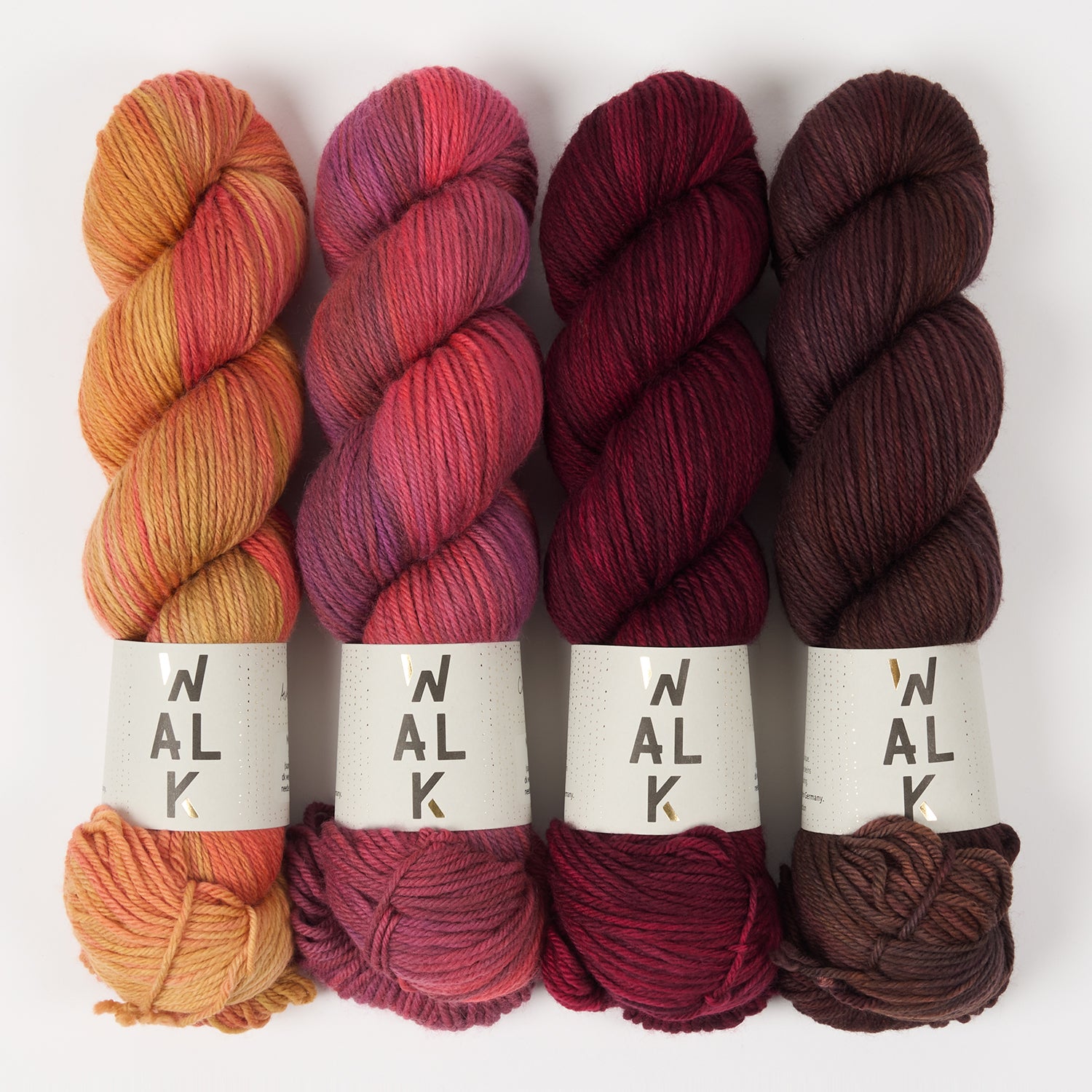 WALK Collection CLARET GLOW Merino wool DK Quick Kits
