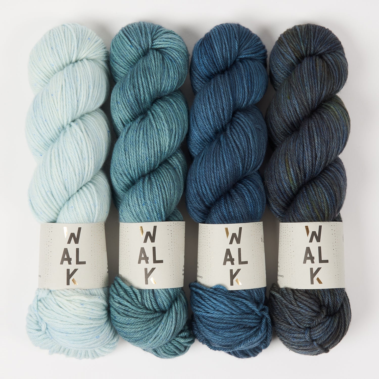 WALK Collection PETROLEUM SKY Merino wool DK Quick Kits