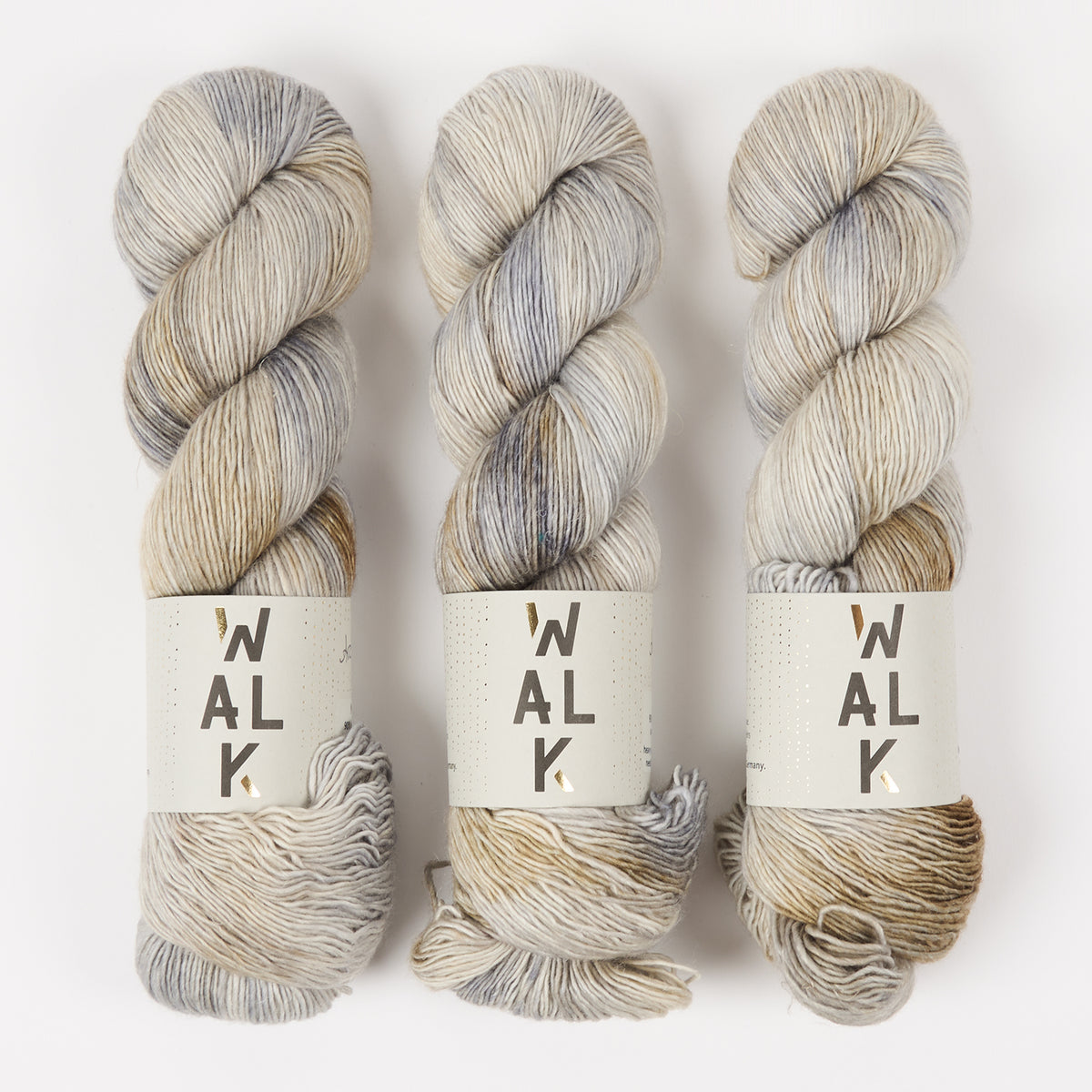 WALK Collection MERLINO - ARCTIC WOLF Merino wool Linen Fingering grey Yarn