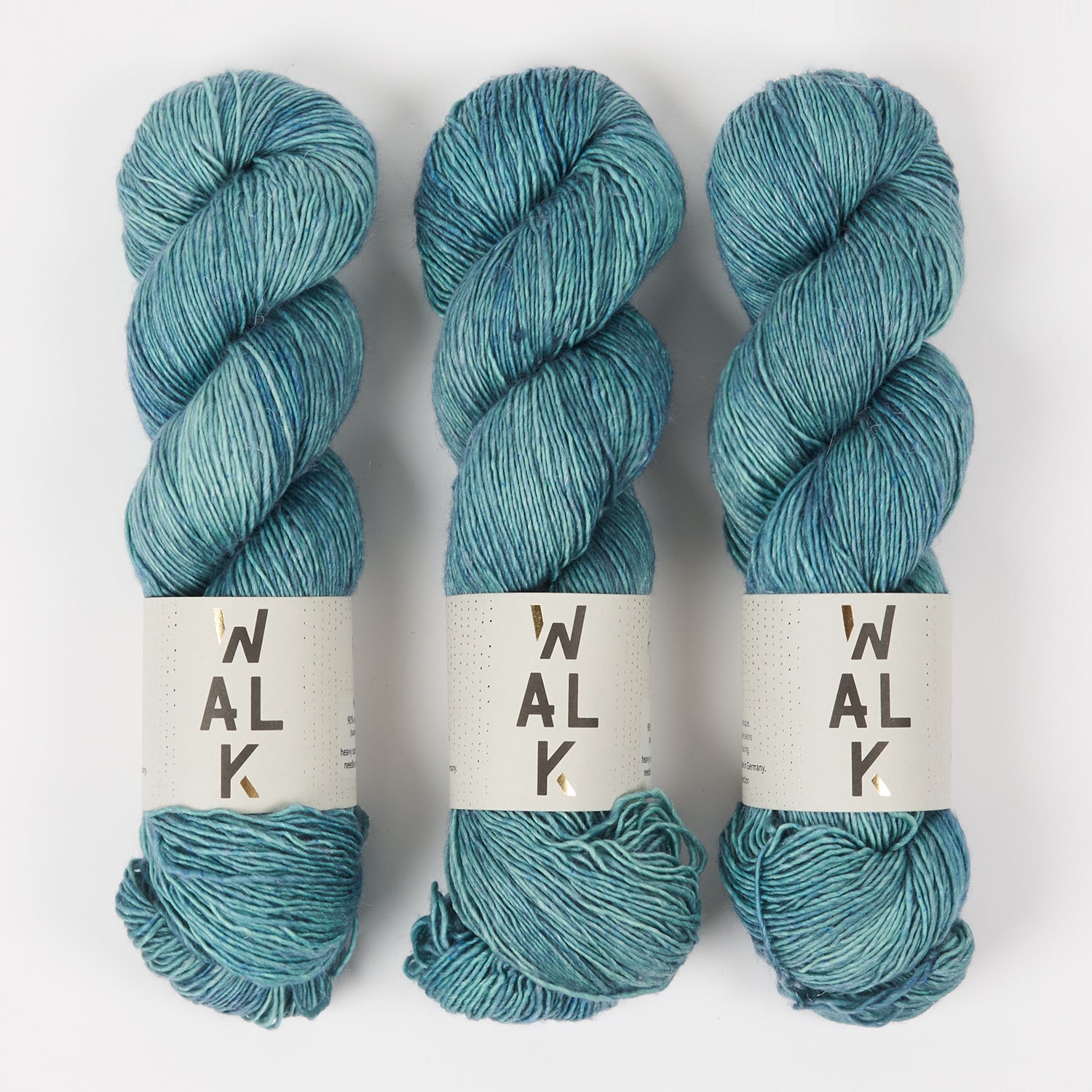 WALK Collection MERLINO - FJORD Merino wool Linen Fingering blue Yarn