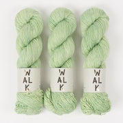 WALK Collection MERLINO - FERN Merino wool Linen Fingering green Yarn
