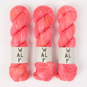 WALK Collection MERLINO - GOIABA Merino wool Linen Fingering coral Yarn