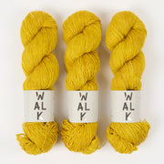 WALK Collection MERLINO - GOLDENROD Merino wool Linen Fingering yellow Yarn