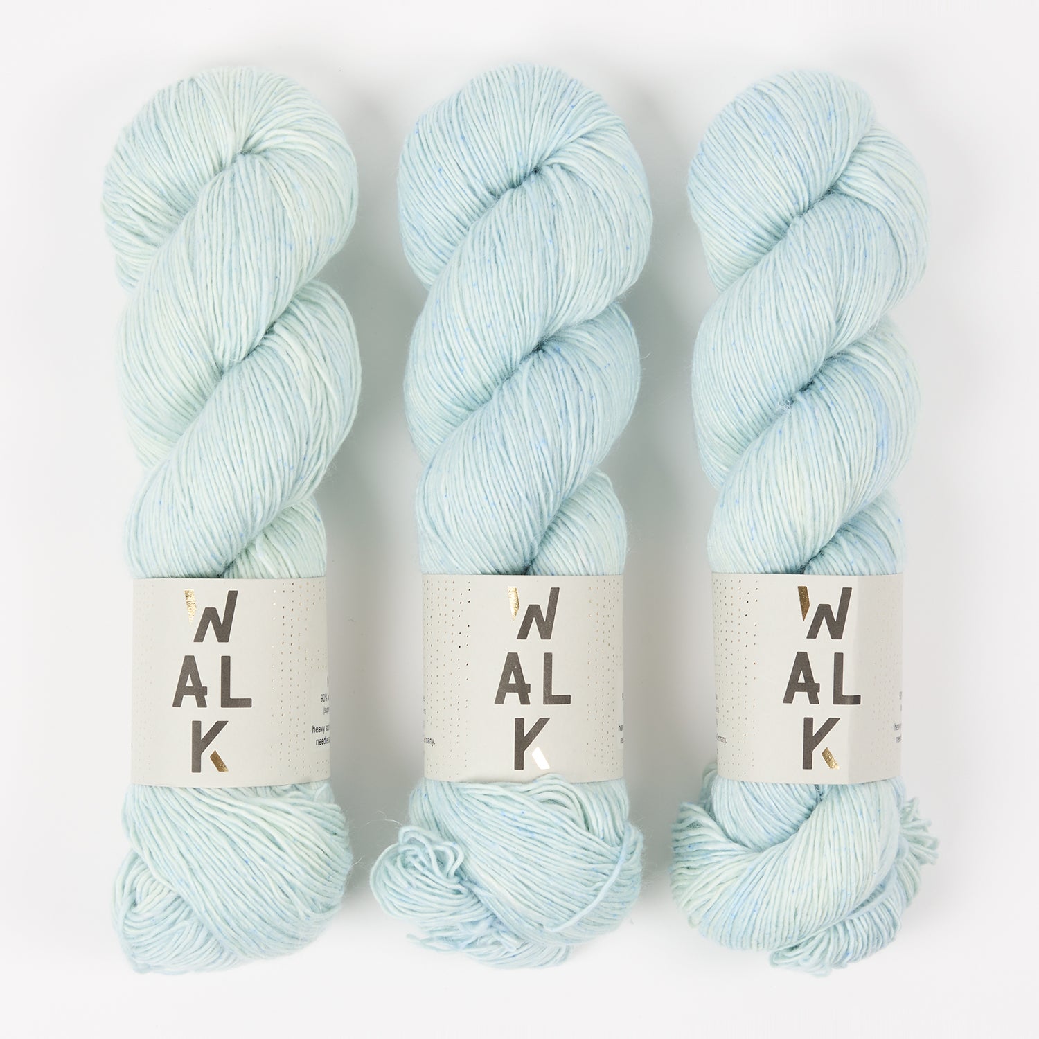 WALK Collection MERLINO - H2O Merino wool Linen Fingering blue Yarn