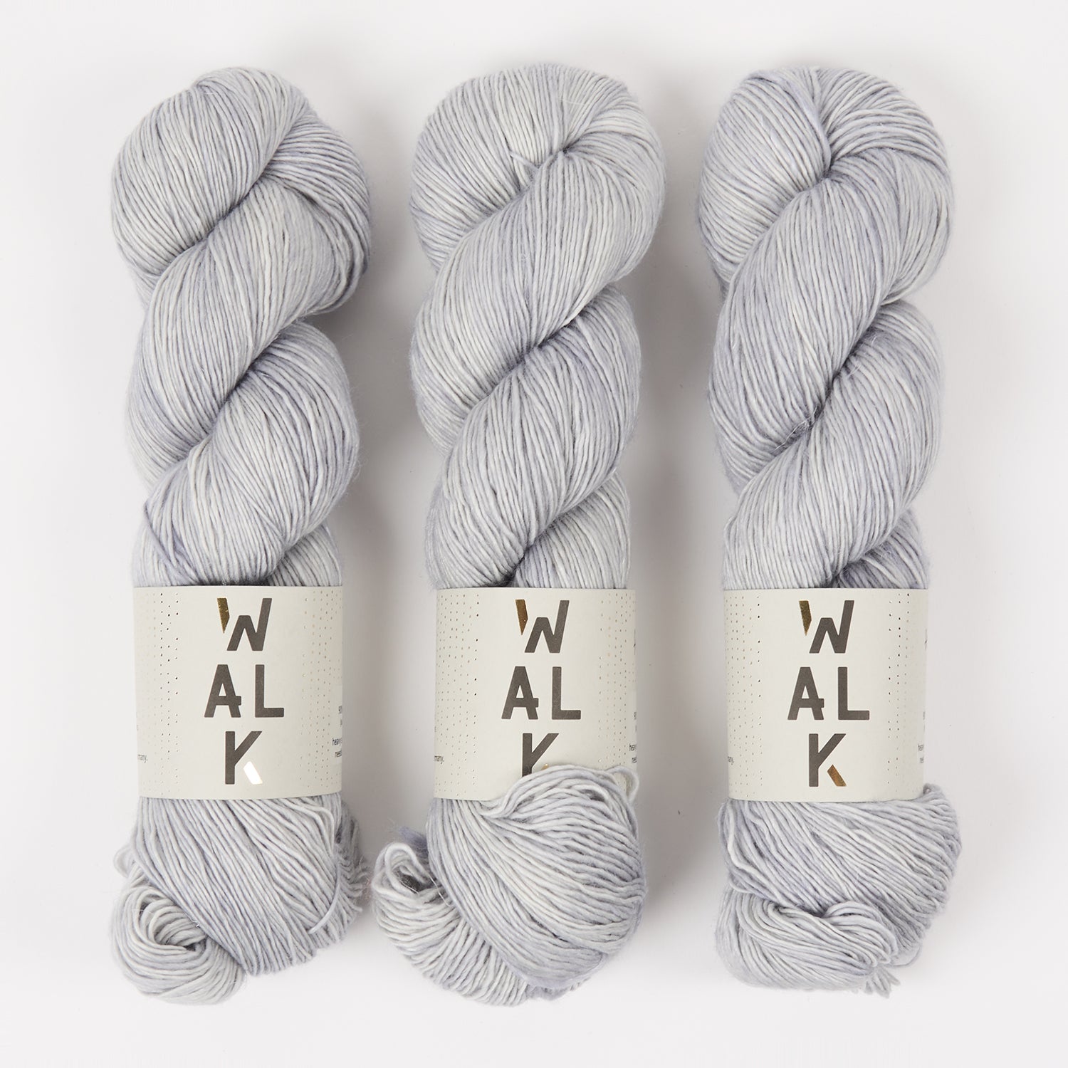 WALK Collection MERLINO - HEY GREY Merino wool Linen Fingering grey Yarn