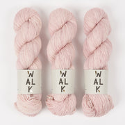 WALK Collection MERLINO - POWDER Merino wool Linen Fingering pink Yarn