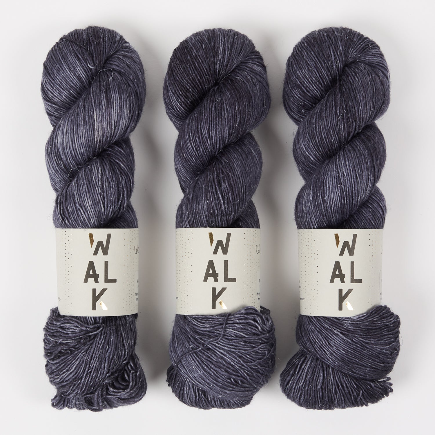 WALK Collection MERLINO - VOLCANIC SAND Merino wool Linen Fingering grey Yarn