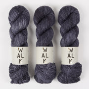 WALK Collection MERLINO - VOLCANIC SAND Merino wool Linen Fingering grey Yarn