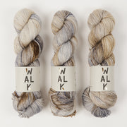 WALK Collection COTTAGE MERINO - ARCTIC WOLF Merino wool Fingering grey multicolour Yarn