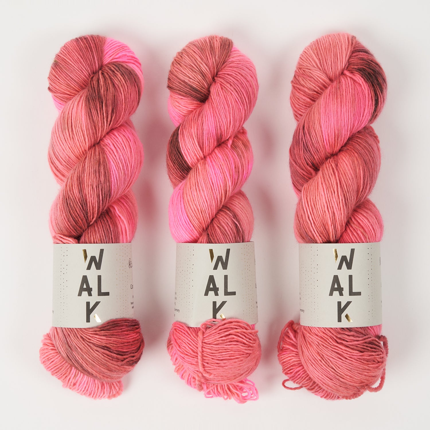 WALK Collection COTTAGE MERINO - BEACHBALL Merino wool Fingering pink Yarn