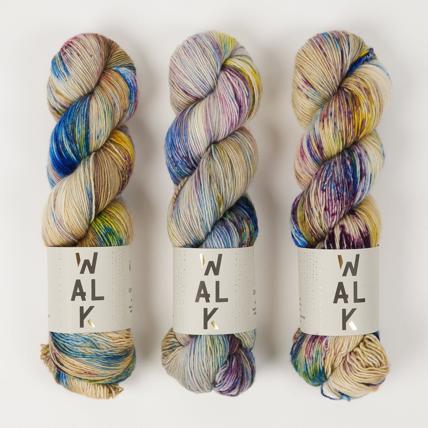 WALK Collection COTTAGE MERINO - BELIEVE Merino wool Fingering multicolour Yarn