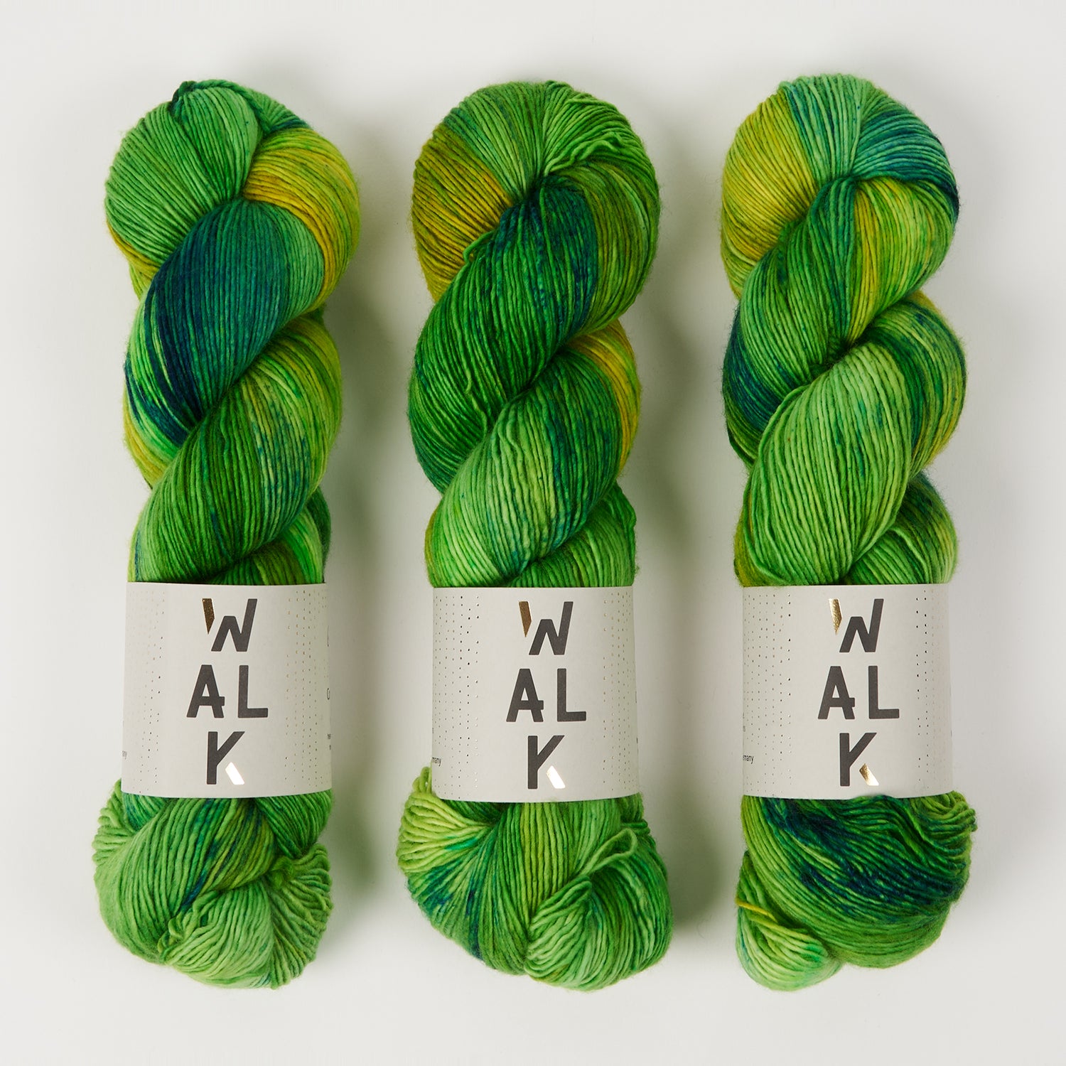 WALK Collection COTTAGE MERINO - GEMINI Merino wool Fingering green Yarn