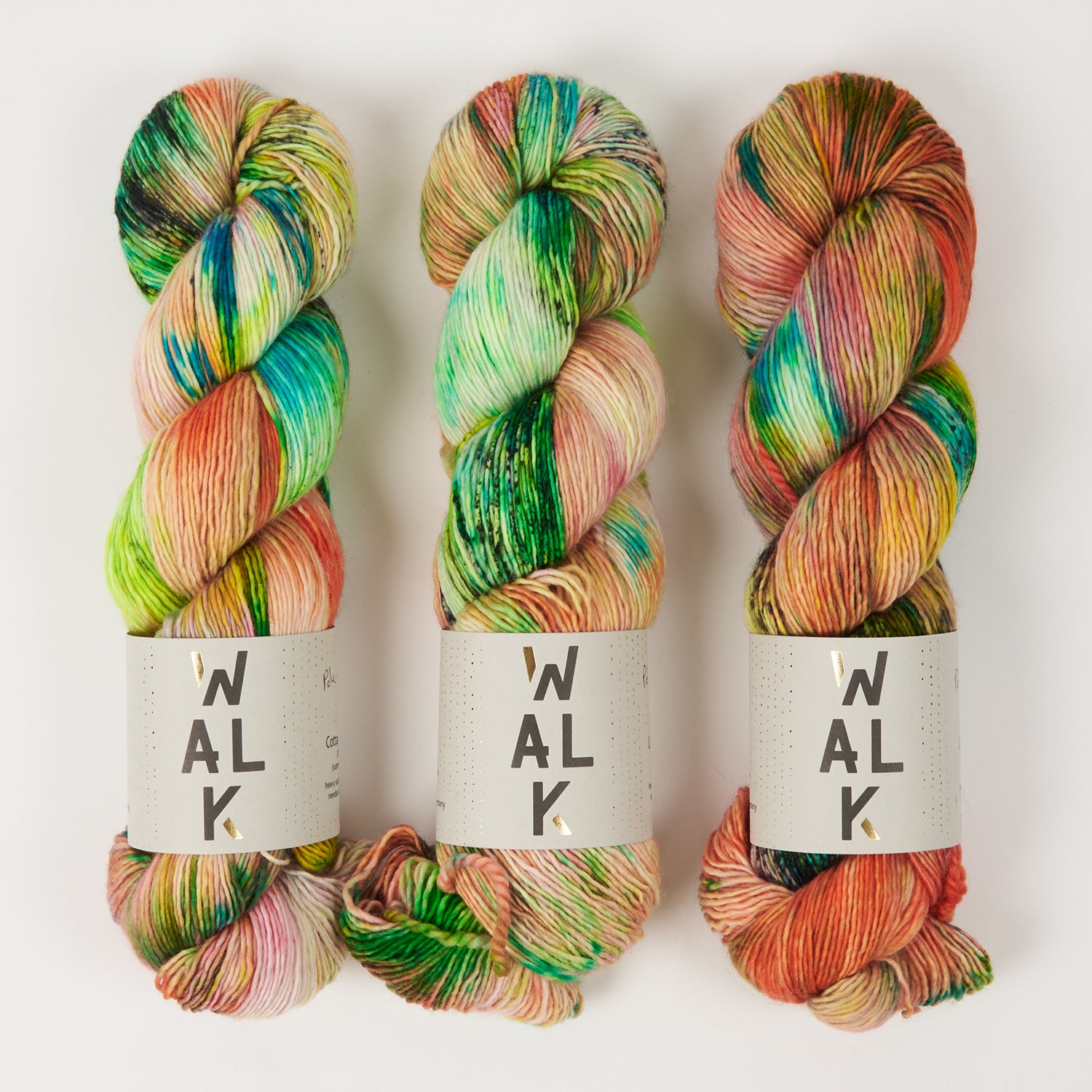 WALK Collection COTTAGE MERINO - POH-KEH Merino wool Fingering multicolour Yarn