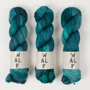 WALK Collection COTTAGE MERINO - SURF Merino wool Fingering blue Yarn