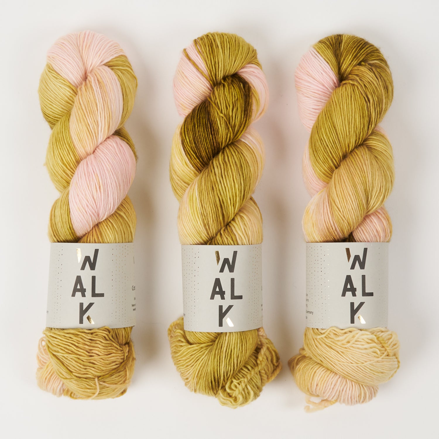 WALK Collection COTTAGE MERINO - VIRGO Merino wool Fingering green multicolour Yarn