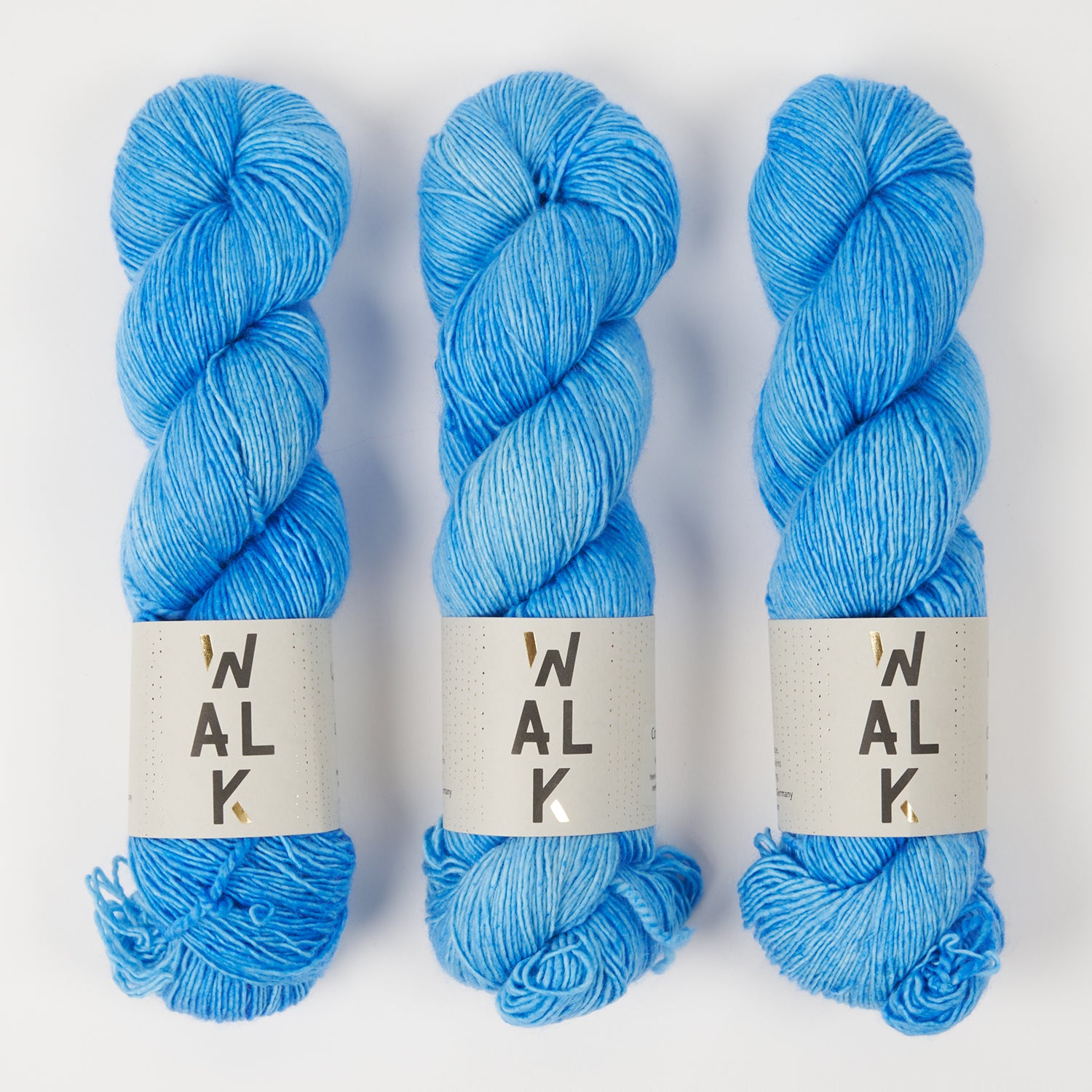 WALK Collection COTTAGE MERINO - WAVE Merino wool Fingering blue Yarn