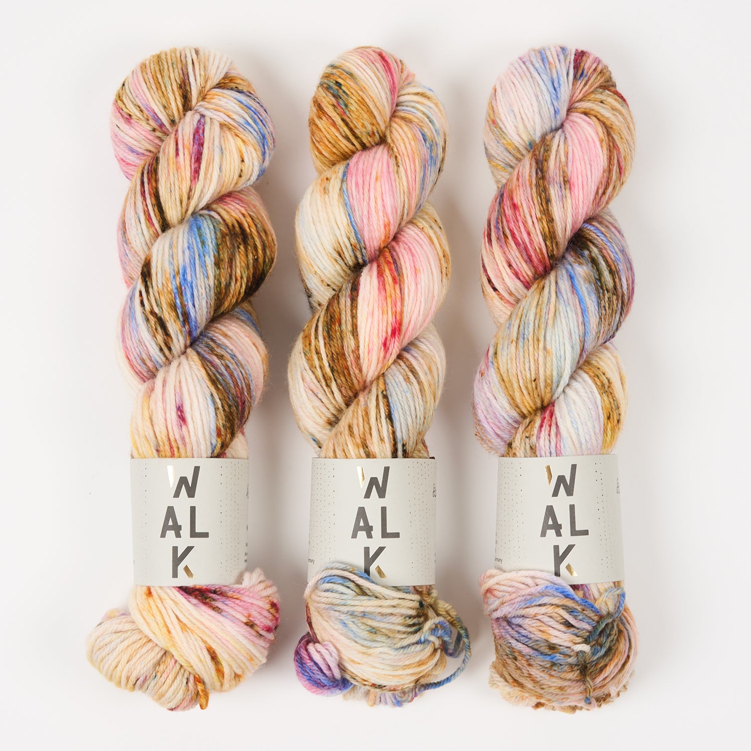 WALK Collection WALK MERINO DK - SEASHELLS Merino wool DK multicolour Yarn