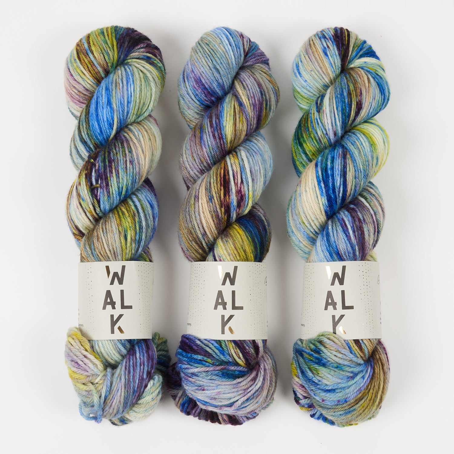 WALK Collection WALK MERINO DK - BELIEVE Merino wool DK blue multicolour Yarn