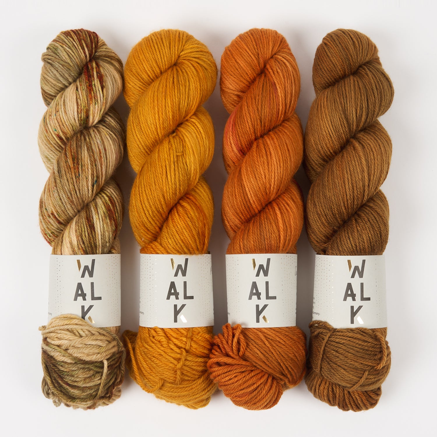 WALK Collection PUMPKIN SQUIRREL Merino wool DK Quick Kits