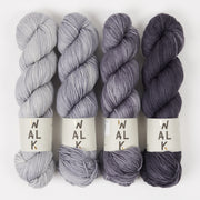 WALK Collection VOLCANIC GREY Merino wool DK Quick Kits