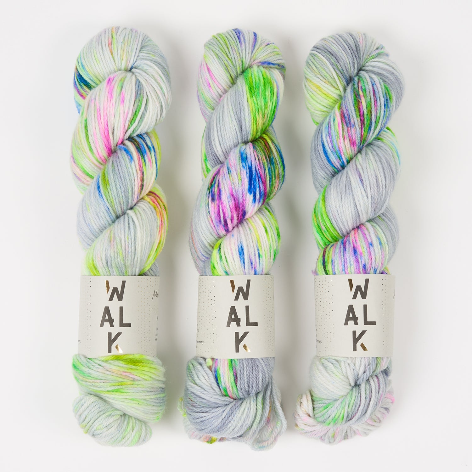 WALK Collection WALK MERINO DK - MILKY WAY Merino wool DK grey multicolor Yarn