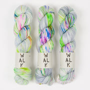 WALK Collection WALK MERINO DK - MILKY WAY Merino wool DK grey multicolor Yarn