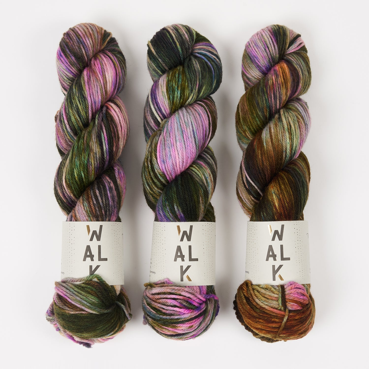 WALK Collection WALK MERINO DK - TAURUS Merino wool DK green multicolour Yarn